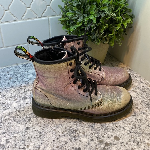 Dr. Martens Other - Dr Marten  Doc Marten girls glitter boots size 3